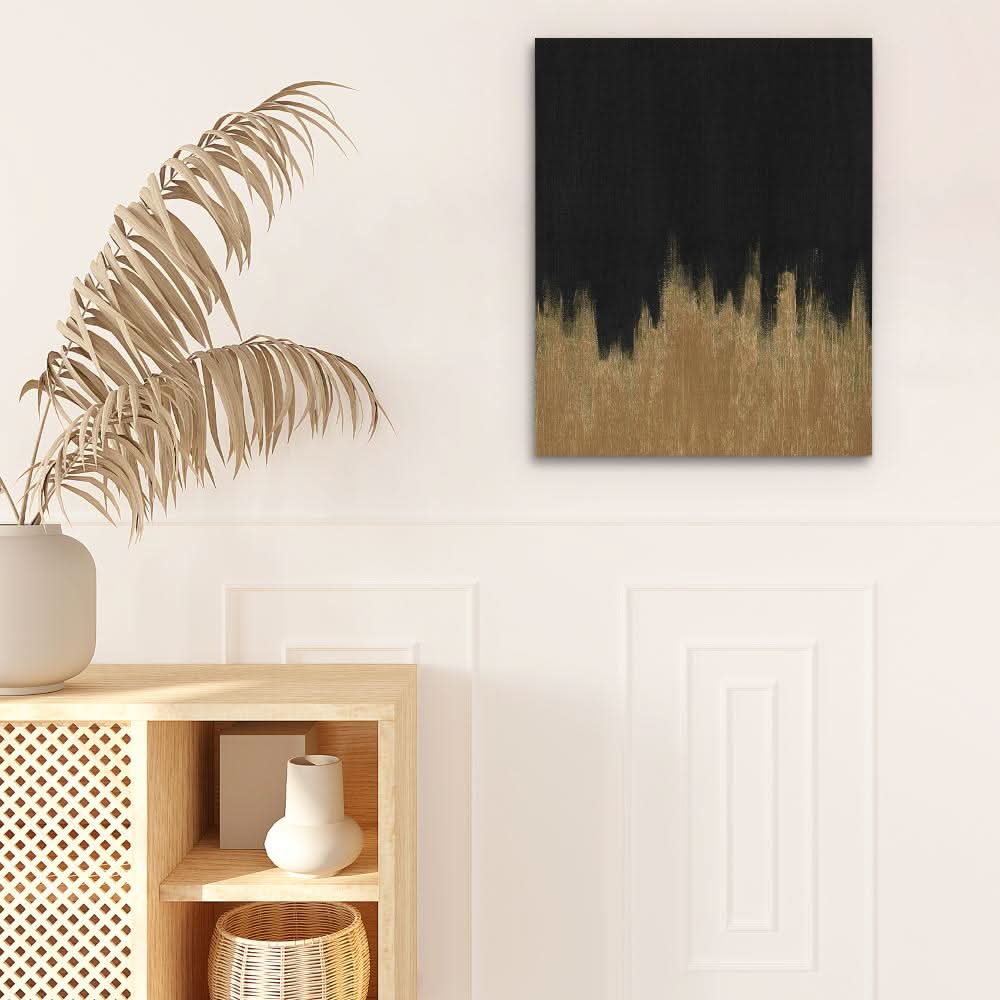 Gold Way - Framed Art Print