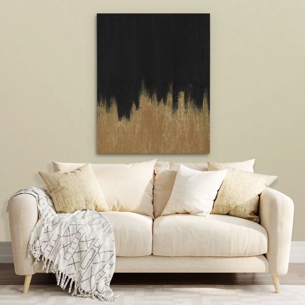 Gold Way - Framed Wall Art