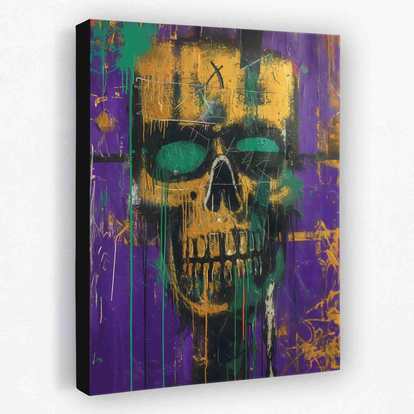 Gold Zombie - Graffiti Canvas Wall Art