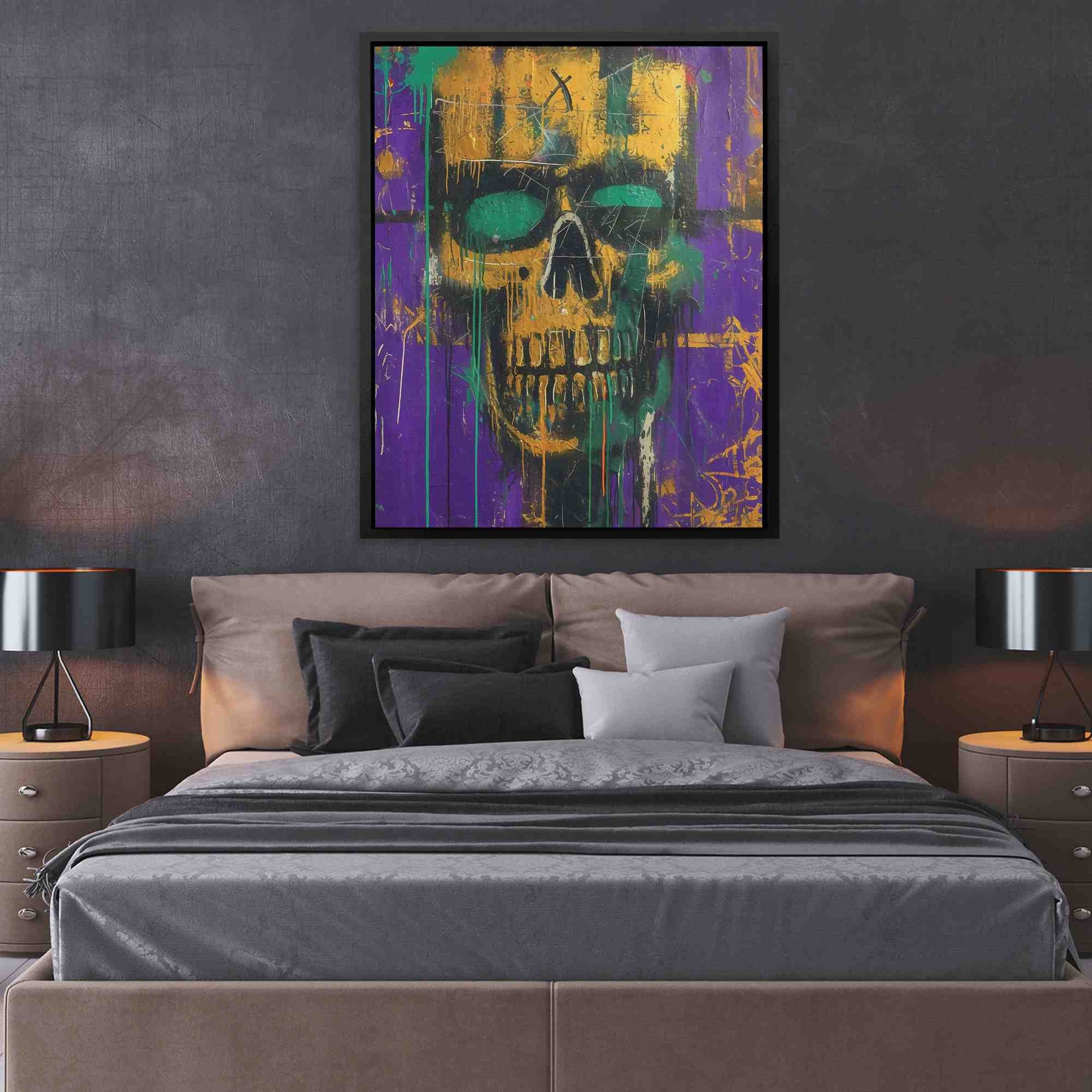 Gold Zombie - Gold Canvas Wall Art