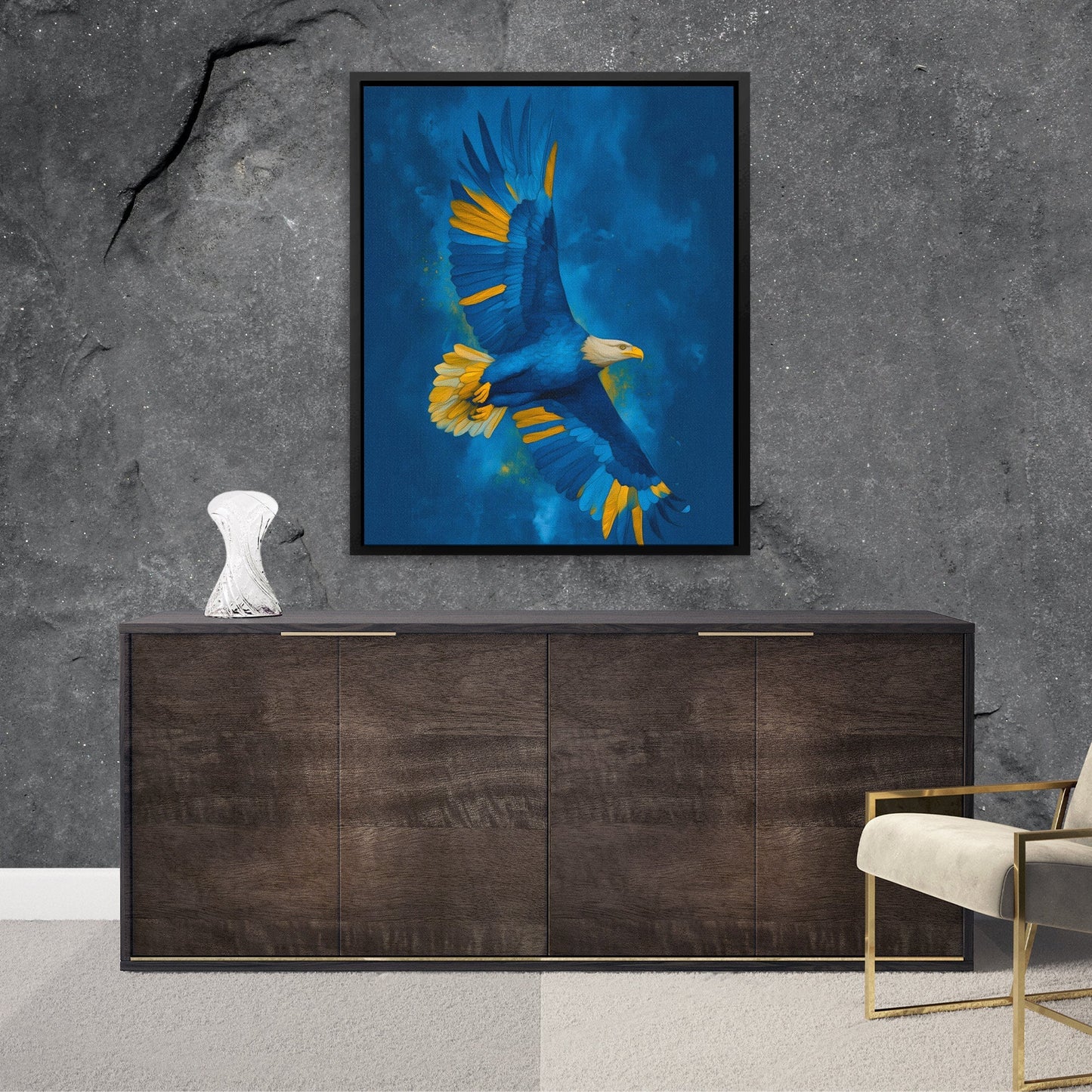 Golden Ascendant - Luxury Wall Art