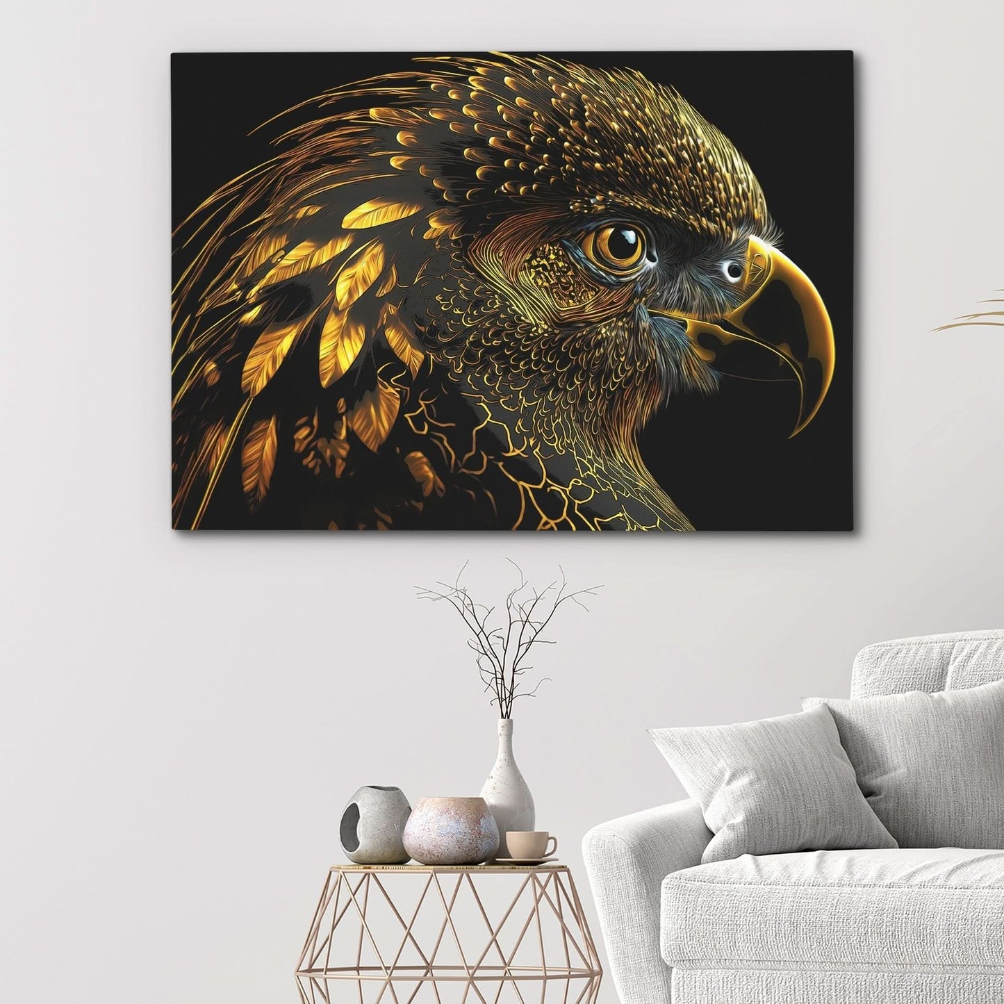 Golden Caw - Wall Art Print