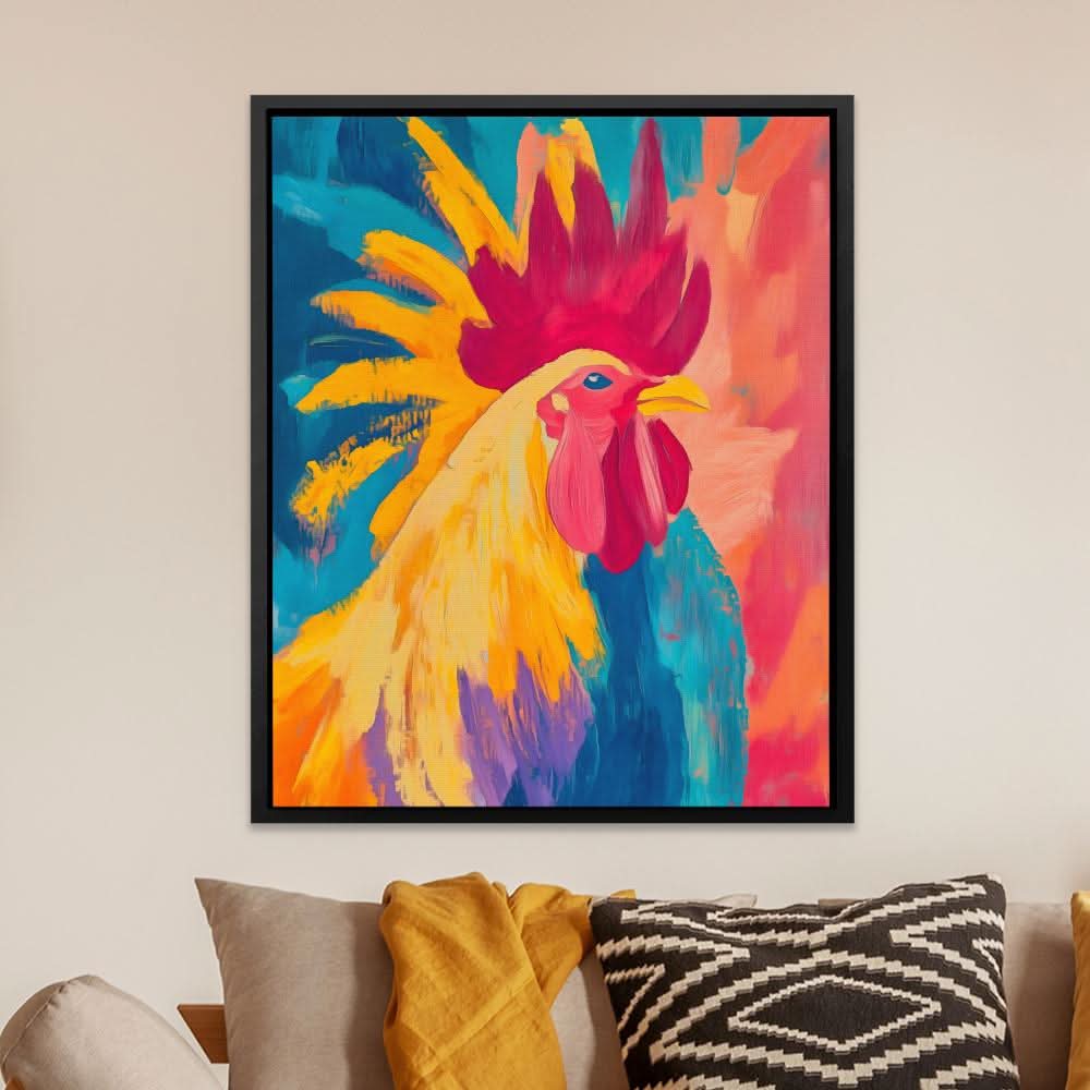 Golden Crest - Large Canvas Print