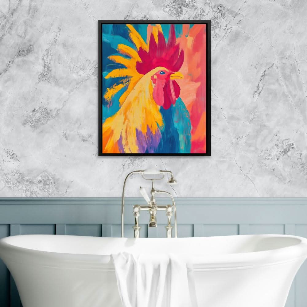 Golden Crest - Blue Country and Farm Canvas Print