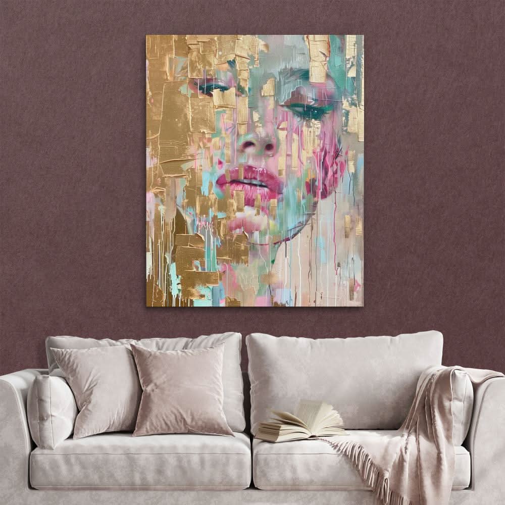Golden Dreamscape - Framed Wall Art