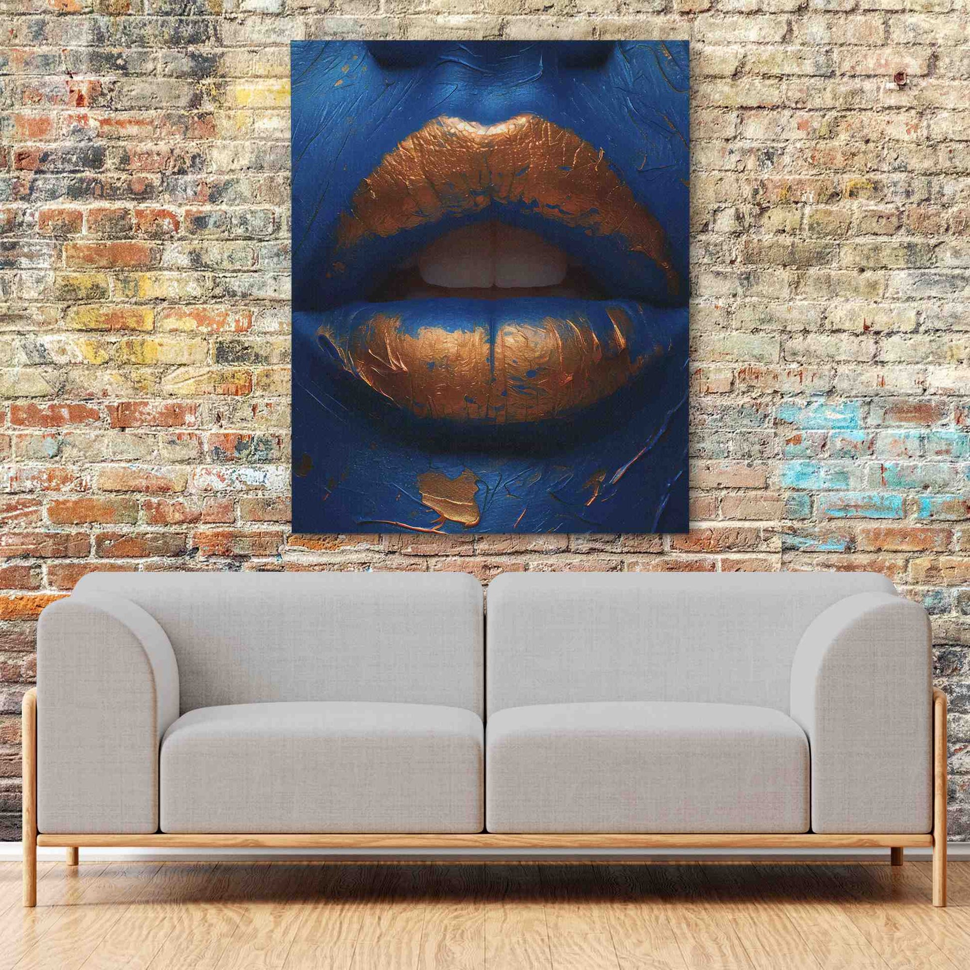 Golden Elixir - Female Wall Art in Black Frame