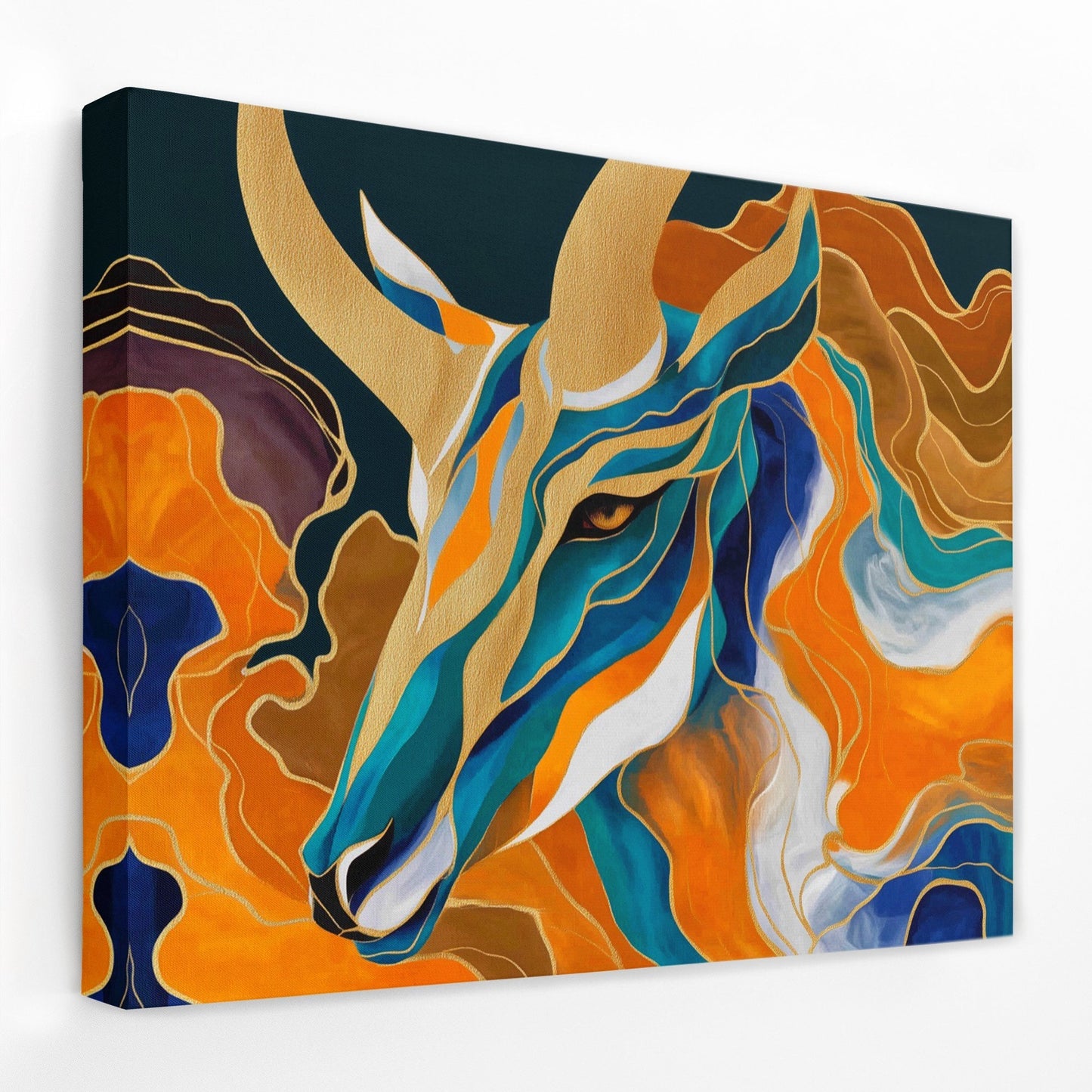 Golden Goat - Luxury Wall Art