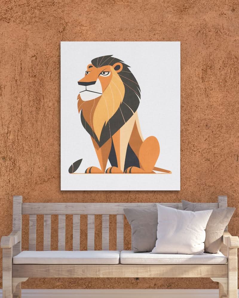 Golden Grace - Large Simple Canvas Print
