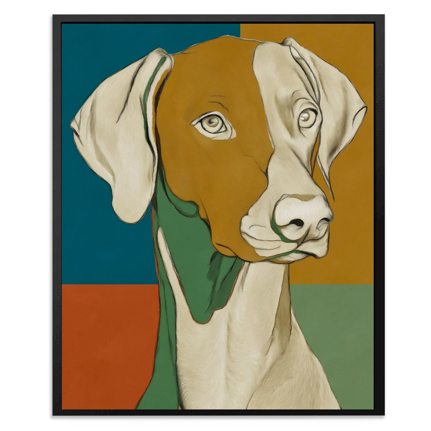 Golden Hour Companion - Luxury Wall Art