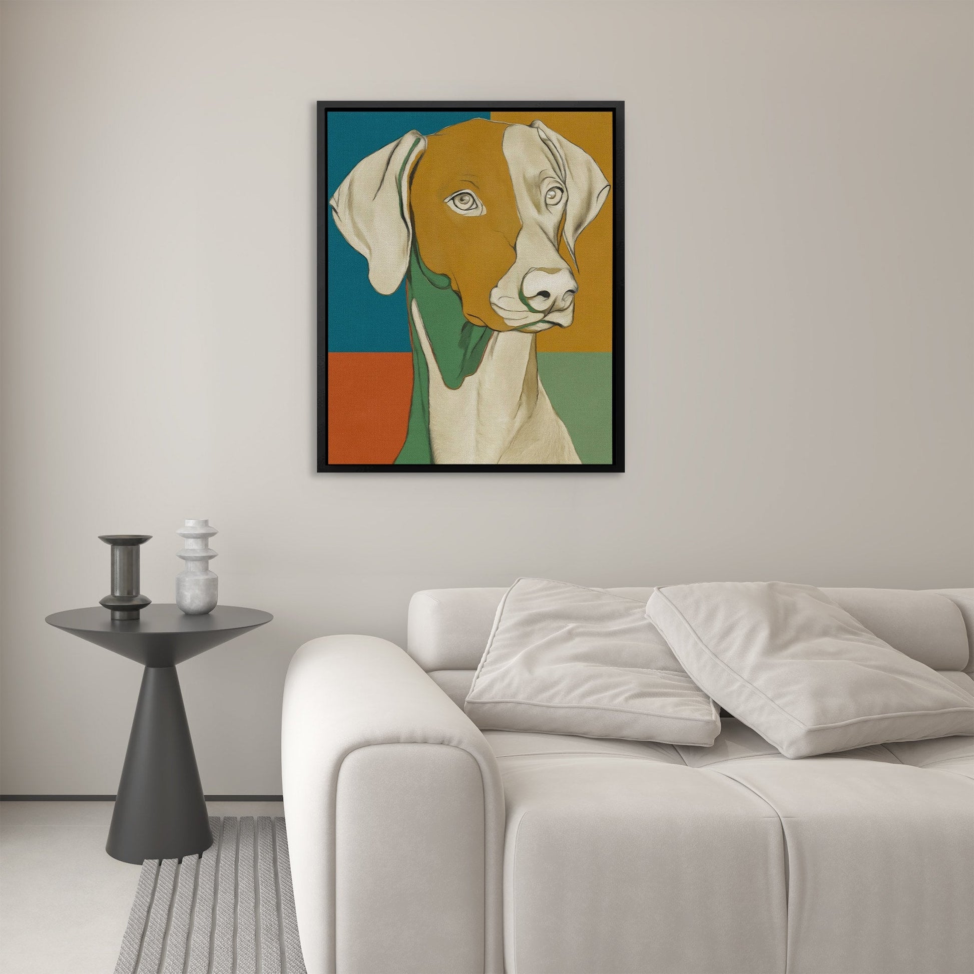 Golden Hour Companion - Luxury Wall Art