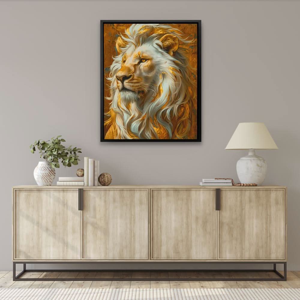 Golden Mane - Animals Art for Bedroom