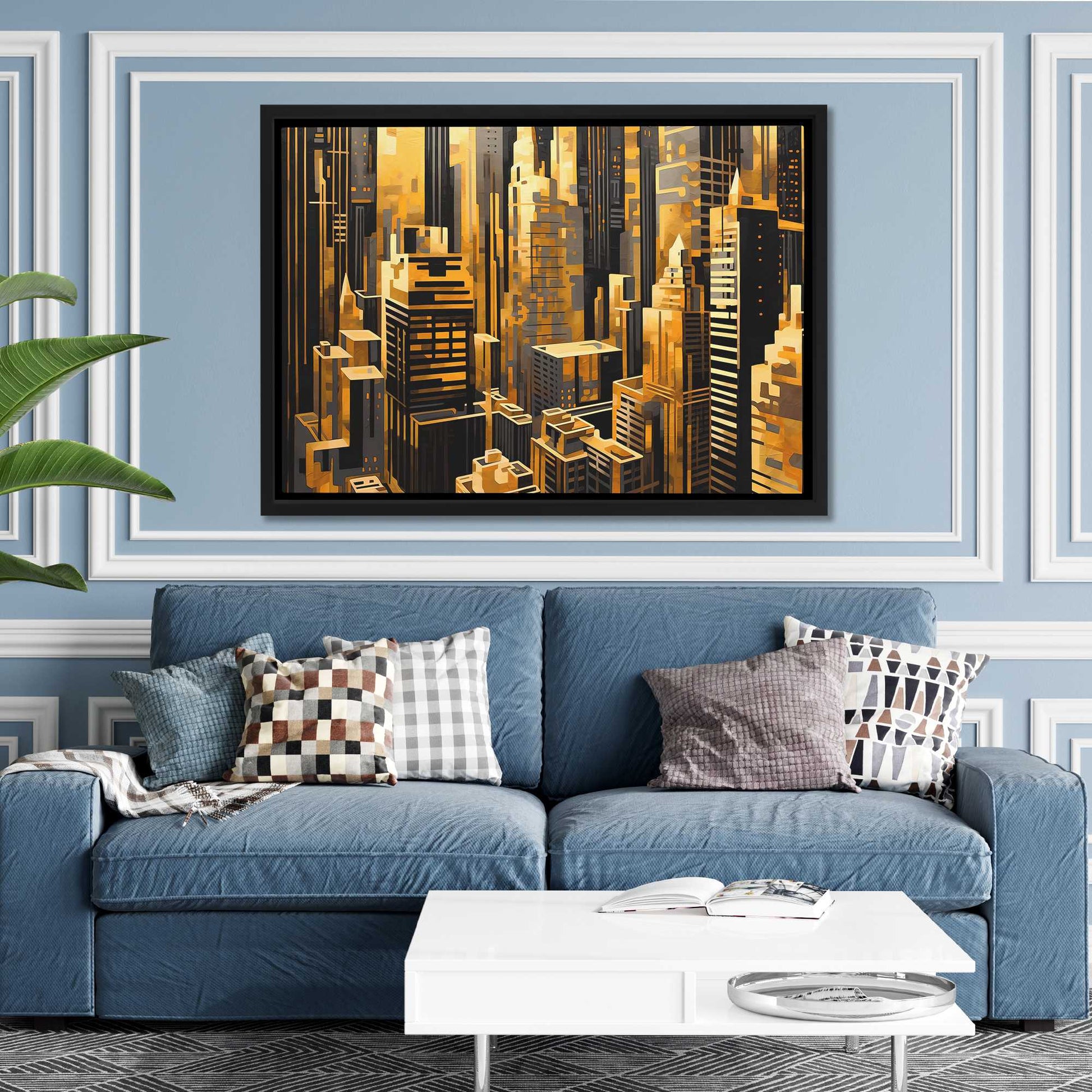 Golden Maze - City Art