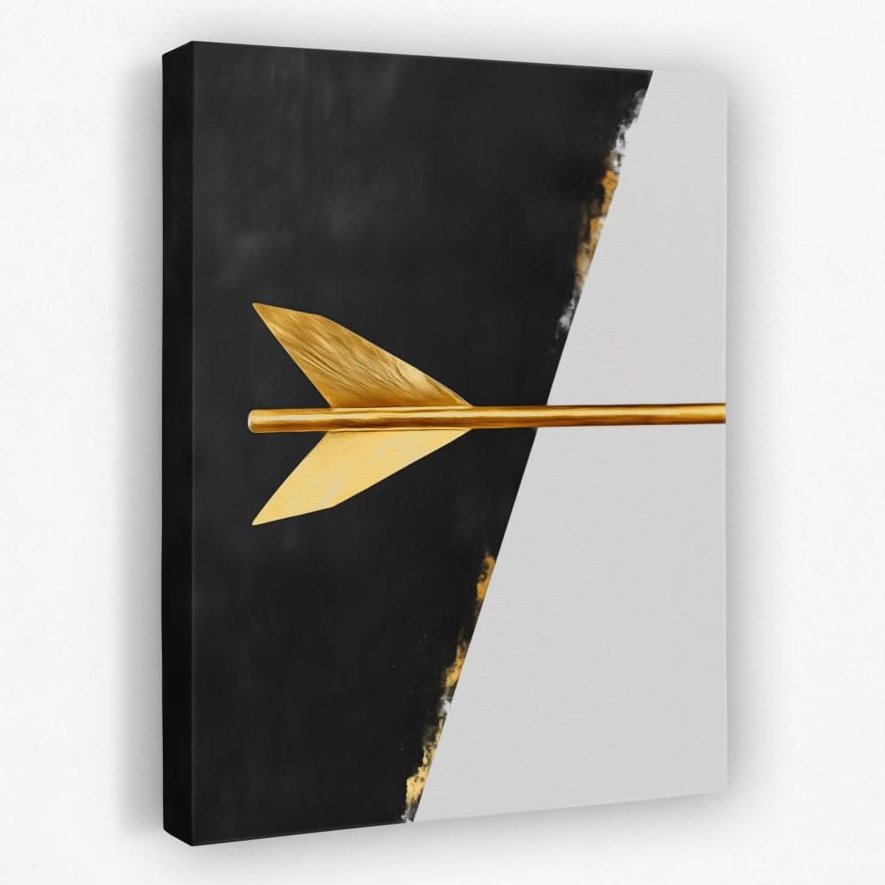 Golden Precision - Gym Canvas Wall Art