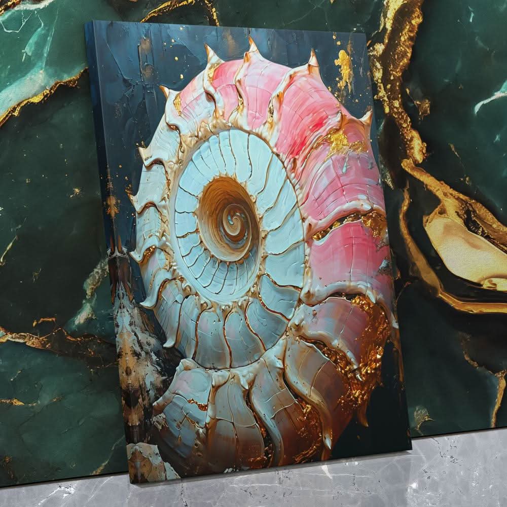 Golden Ratio - Oceanic Wall Art in Black Frame