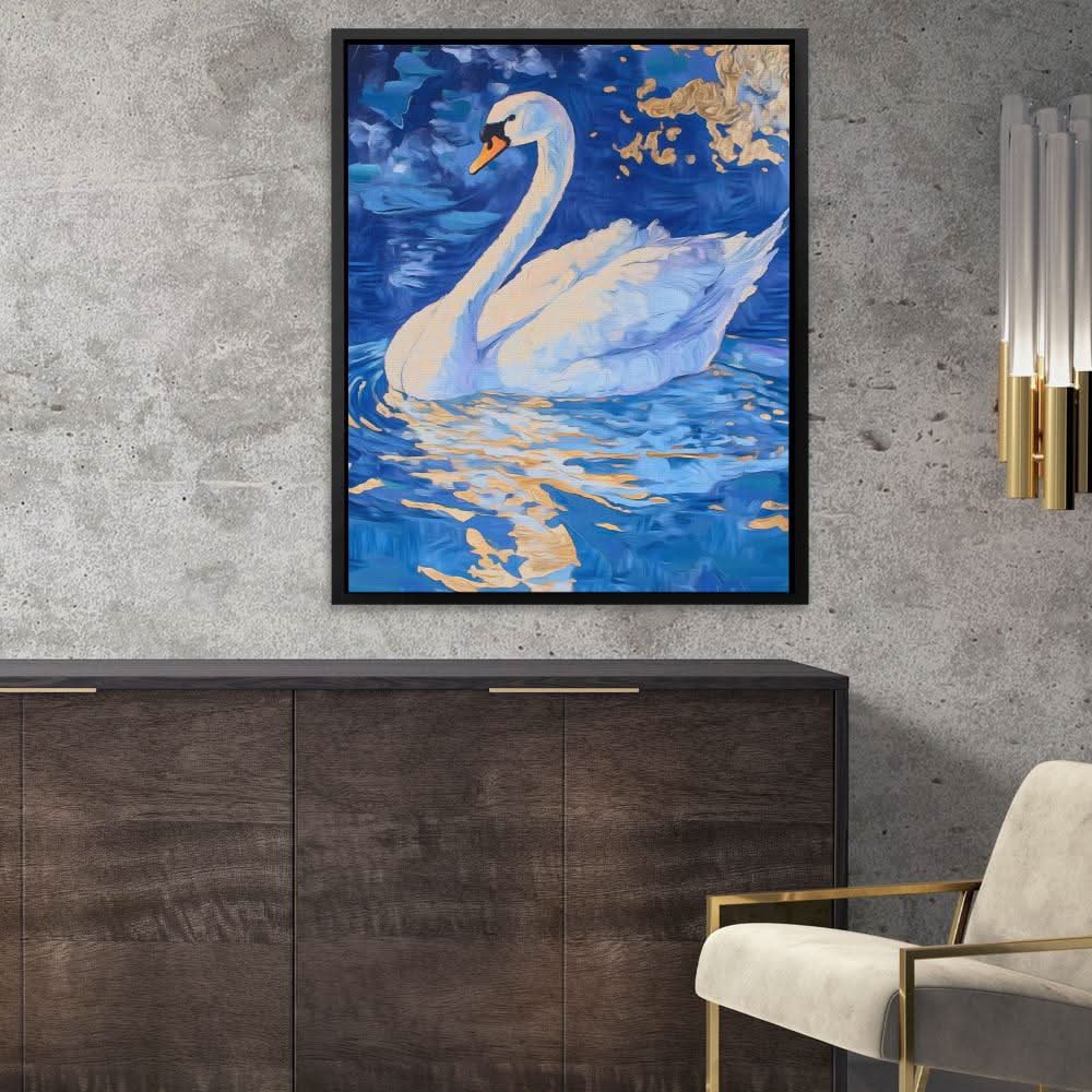 Golden Reflections - Large Canvas Print