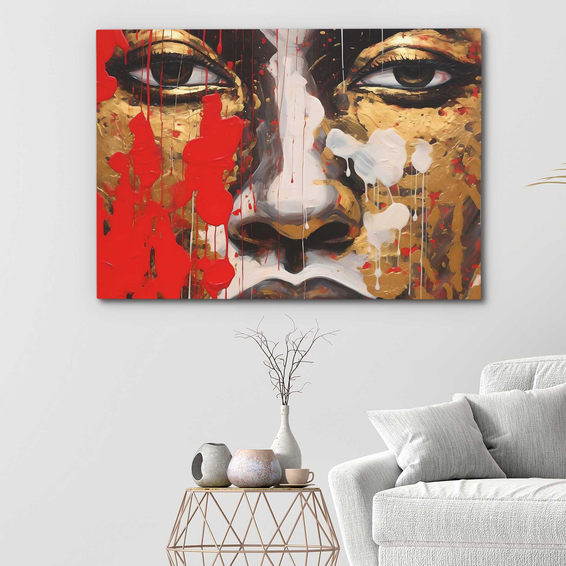 Golden Reverie - Gold Canvas Print