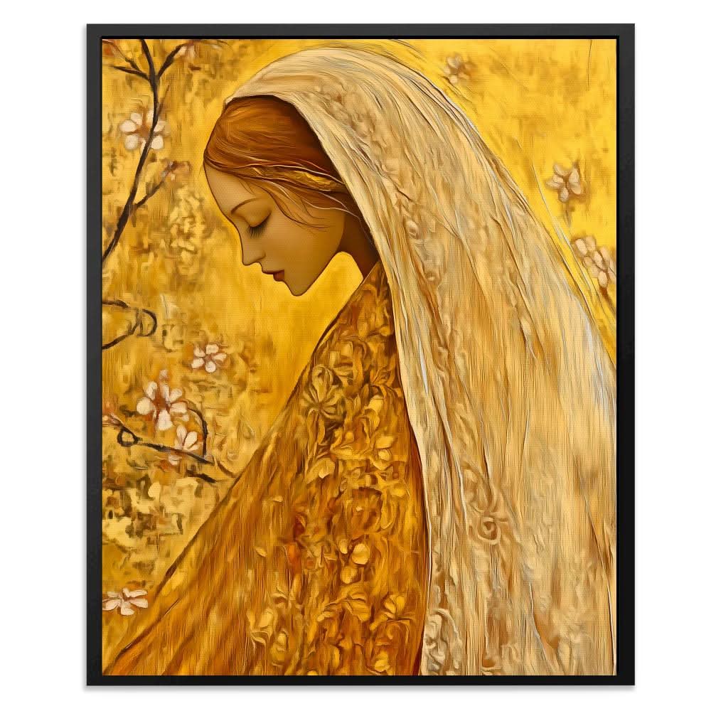 Golden Reverie - Female Art for Bedroom