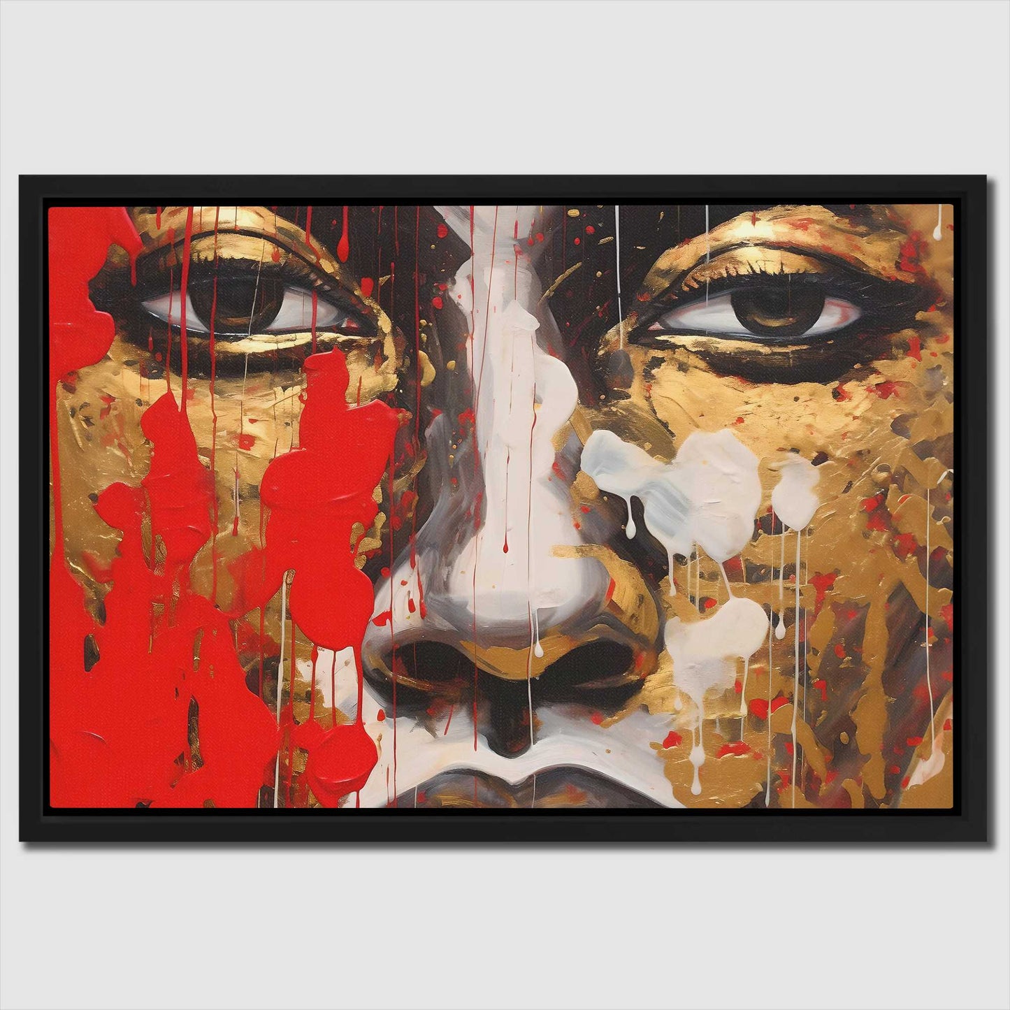 Golden Reverie - Portrait Art