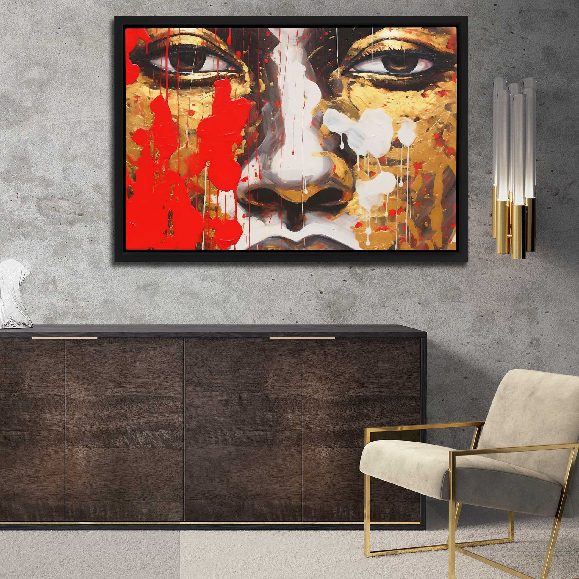 Golden Reverie - Abstract Wall Art Print