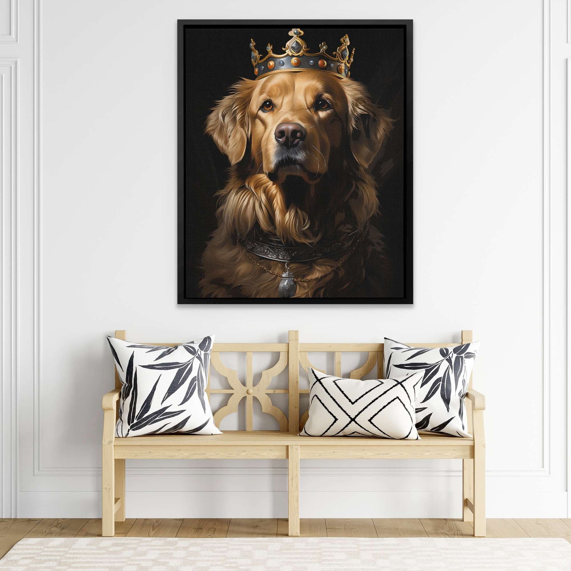 Golden Royalty - Large Canvas Print