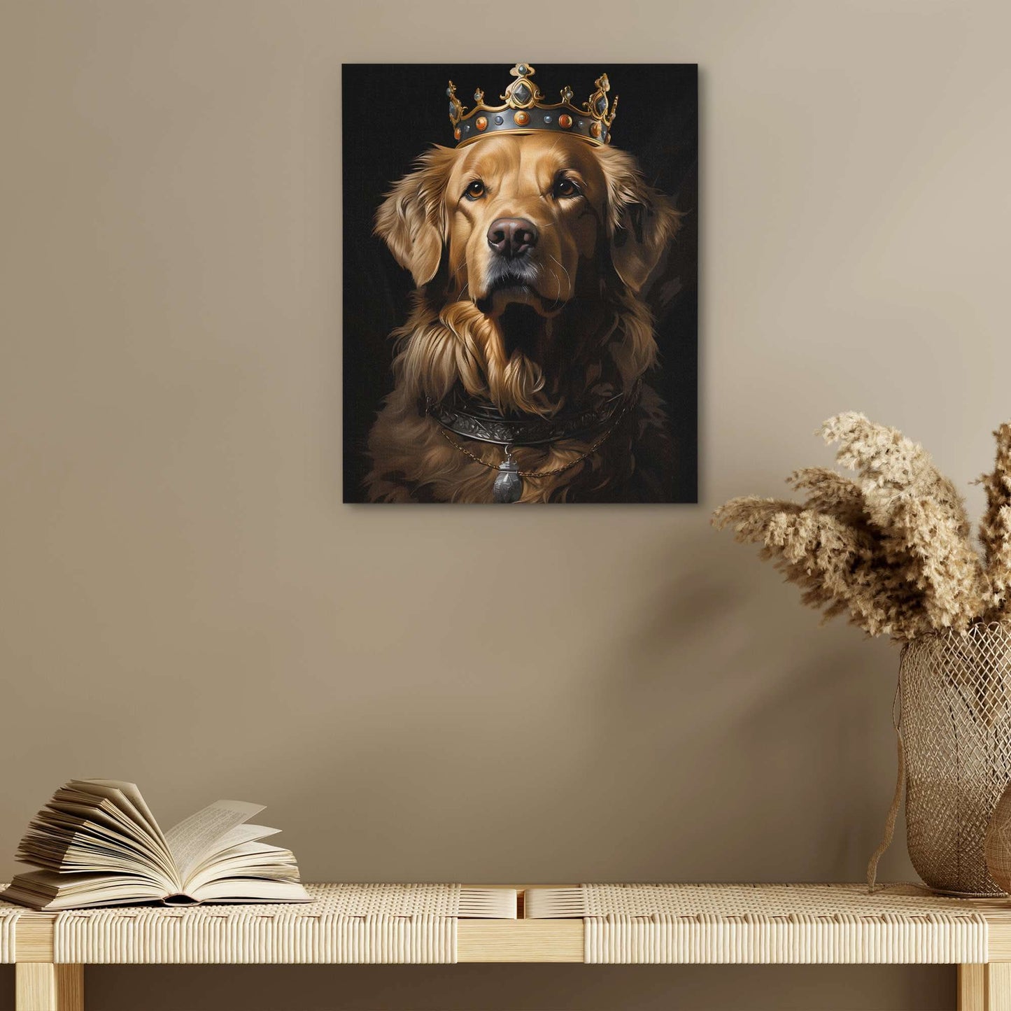 Golden Royalty - Black and Gold Wall Art
