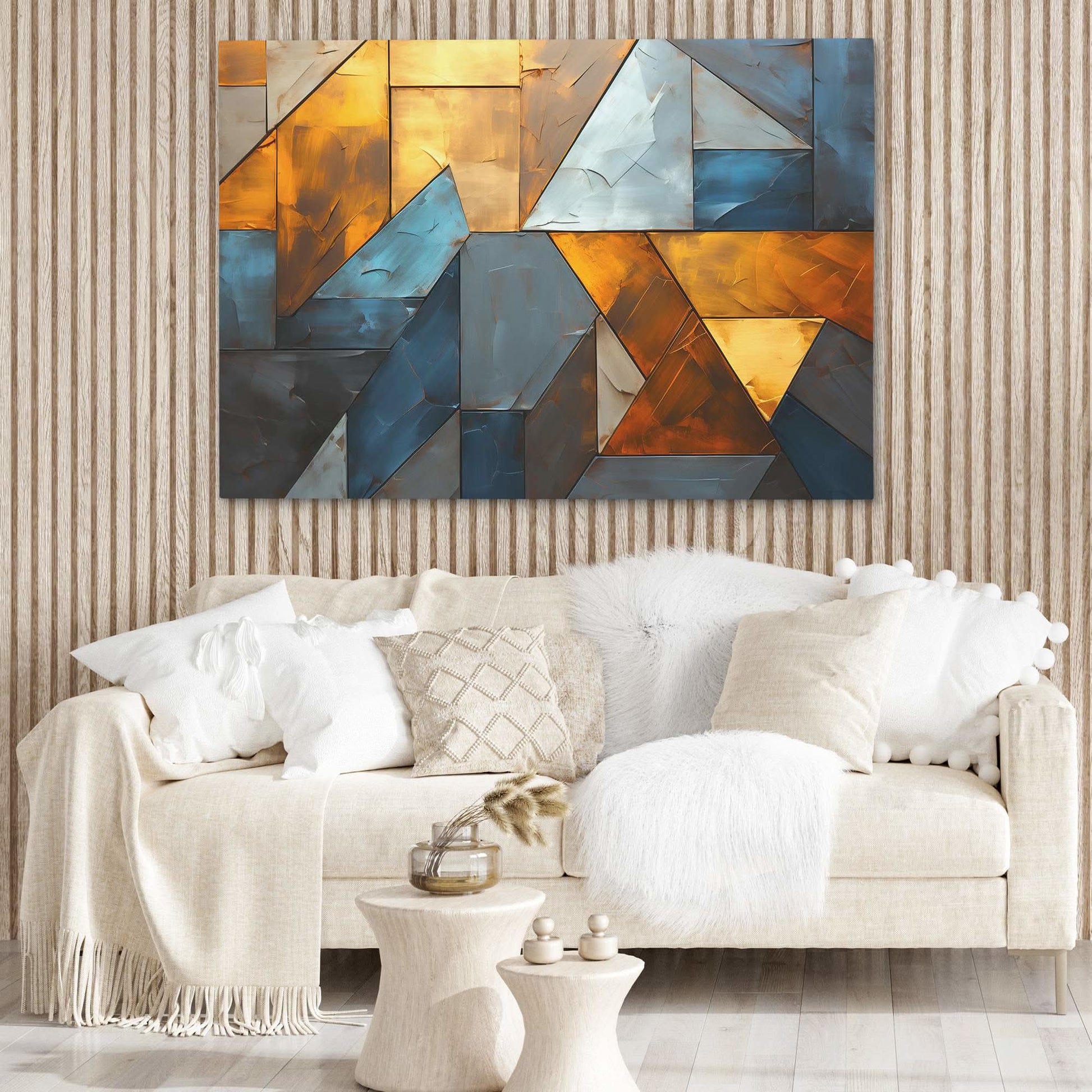 Golden Shade - Oversized Horizontal Canvas Wall Art