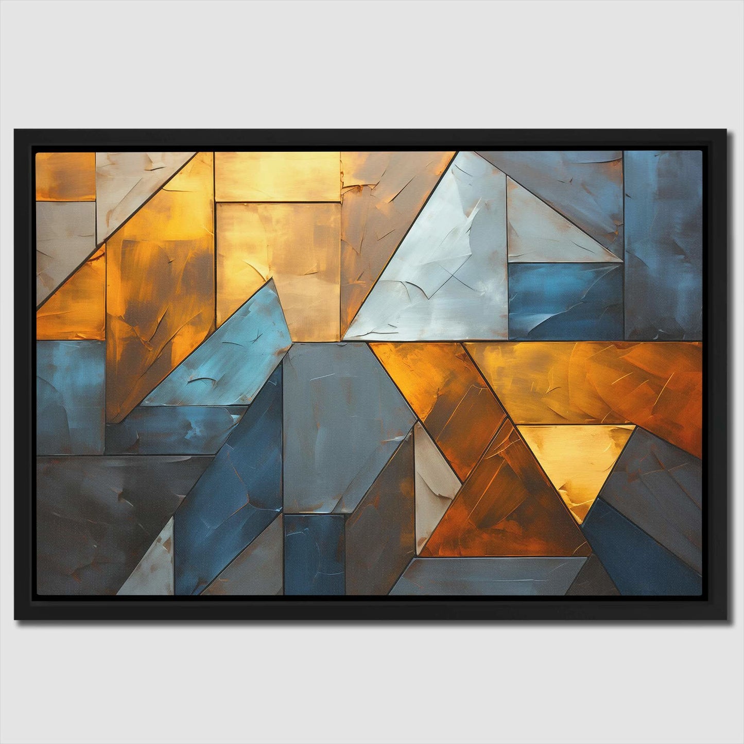 Golden Shade - Gold Wall Art for Bedroom