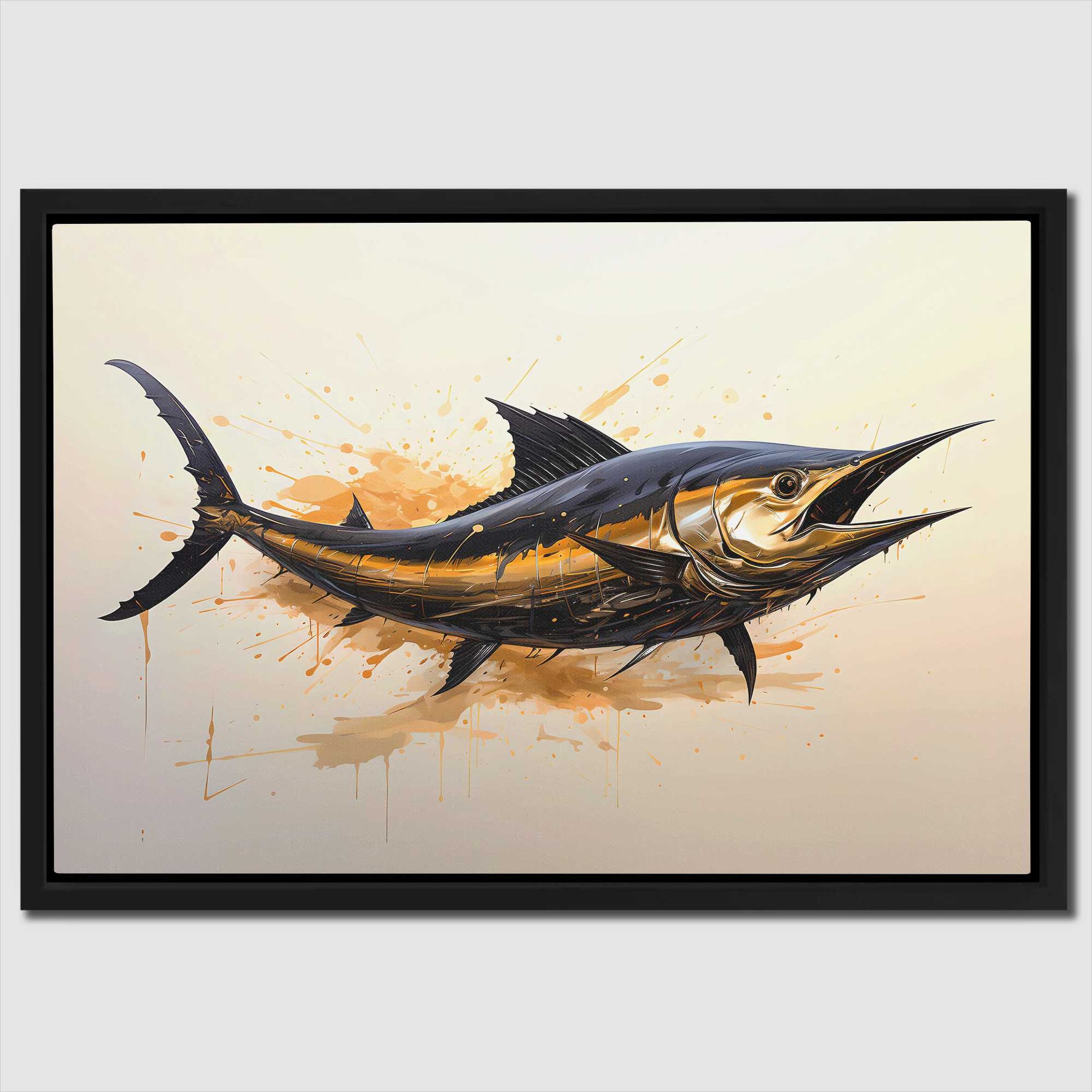 Golden Swordfish - Oceanic Art