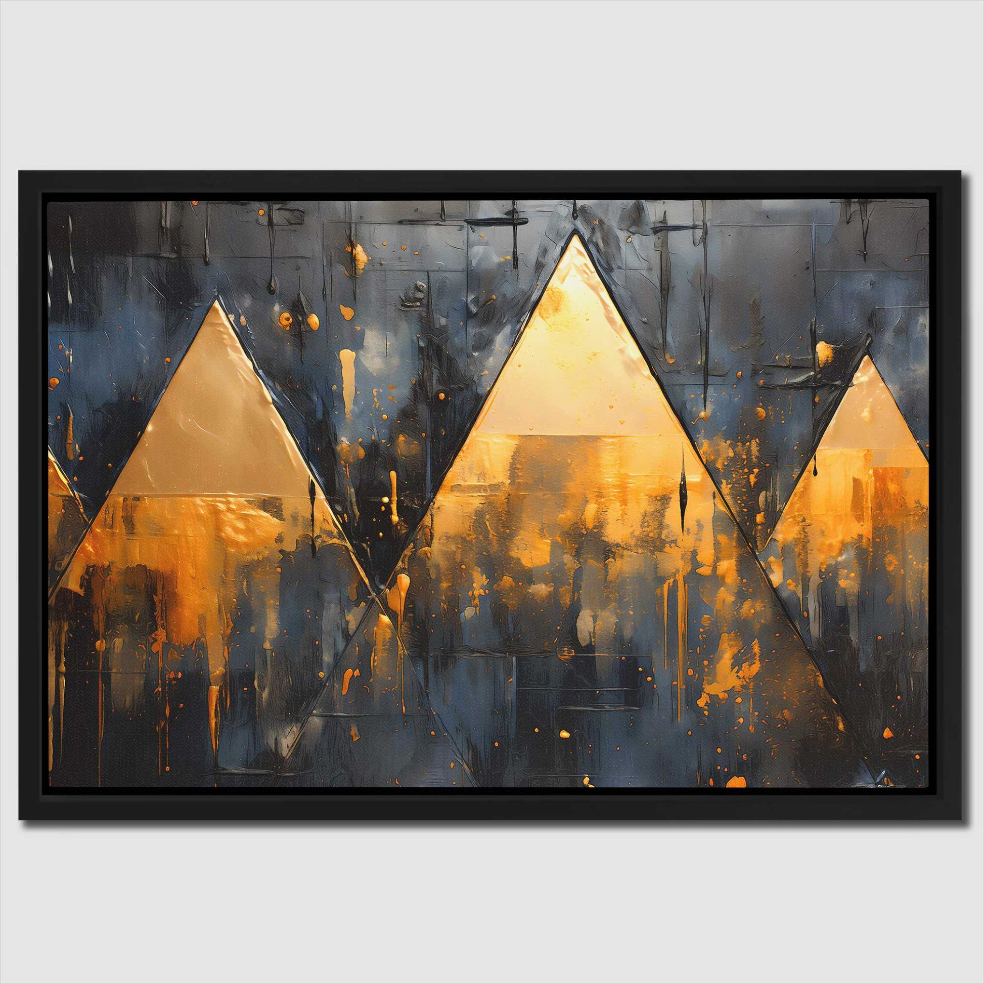 Golden Triad - Egyptian Art for Hallway