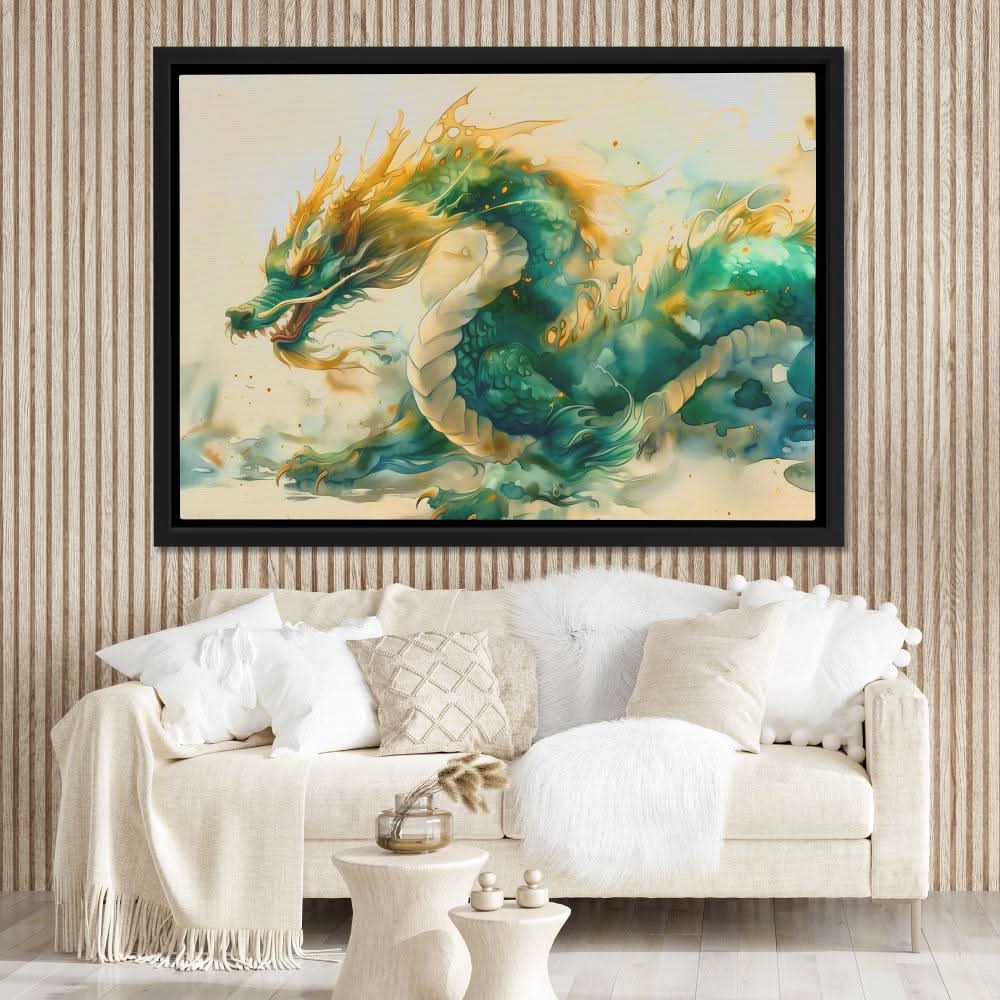 Golden Whisper - Large Fantasy Canvas Print