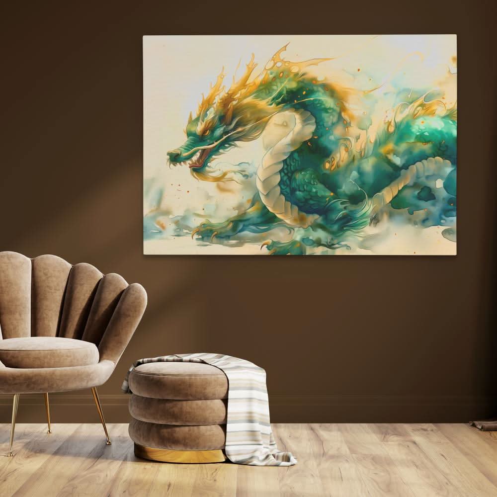 Golden Whisper - Gold Wall Art for Hallway