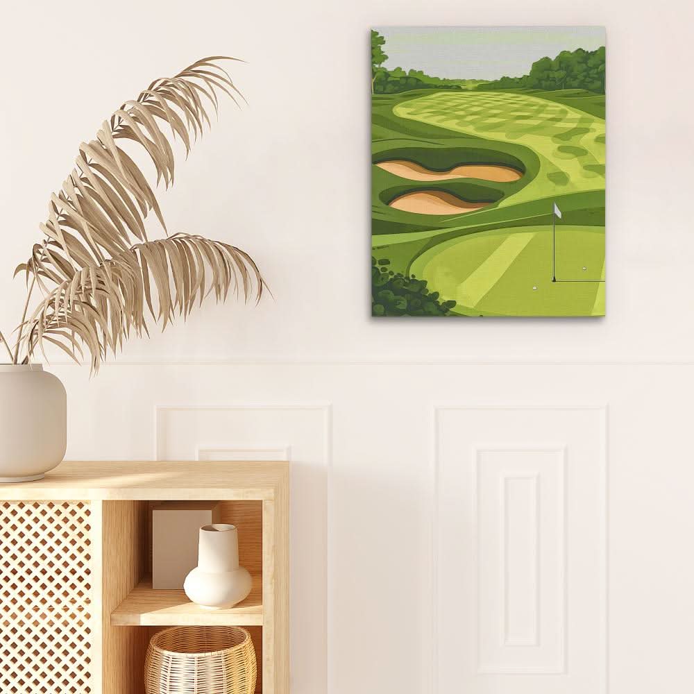Golfing Greens - Golf Art for Office