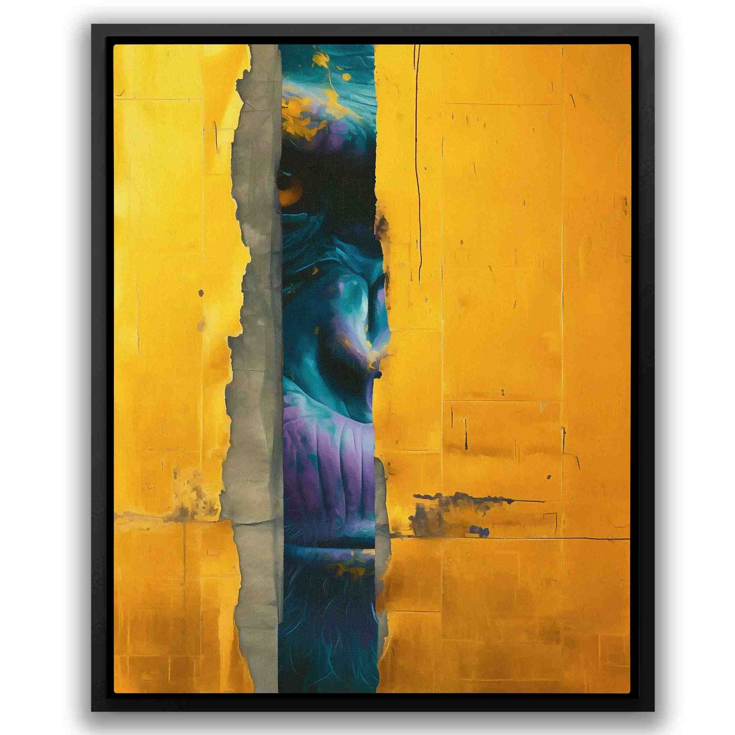 Gorilla Gold - Gold Gorilla Canvas Print