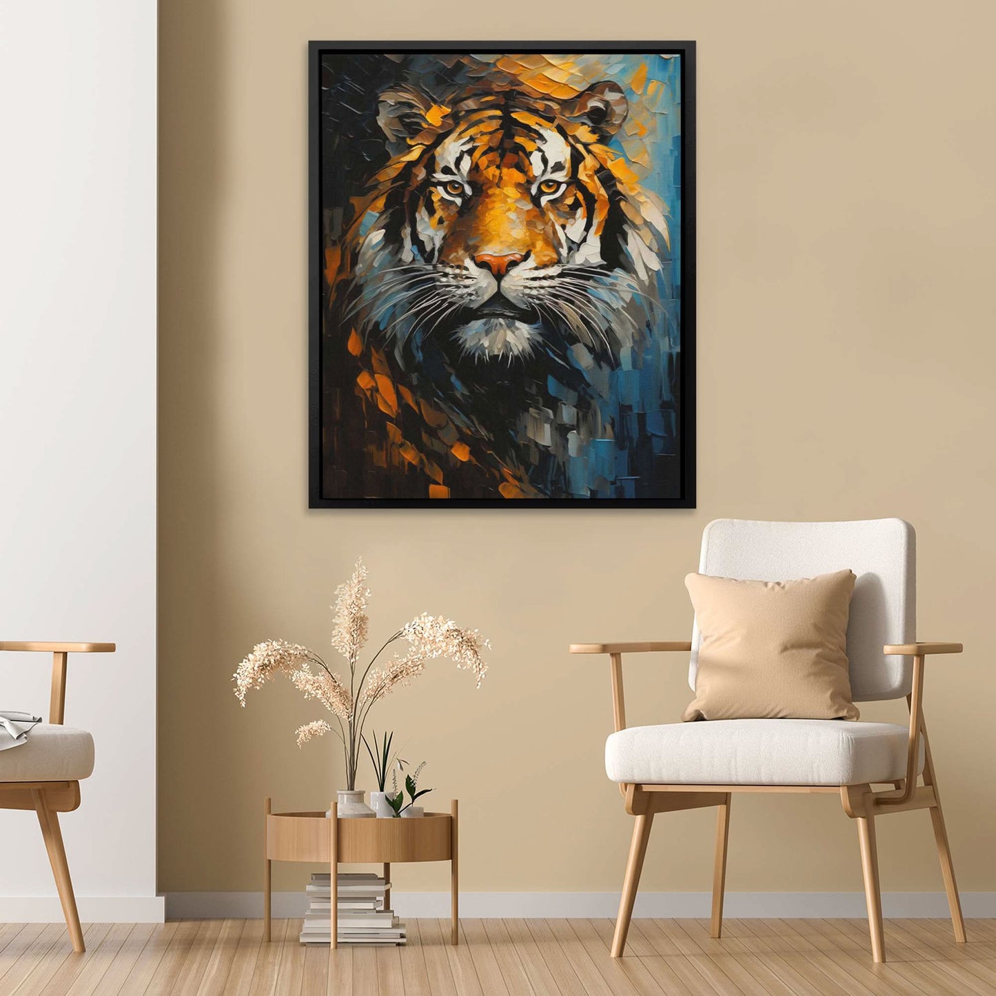 Graceful Hunter - Large Abstract Canvas Print