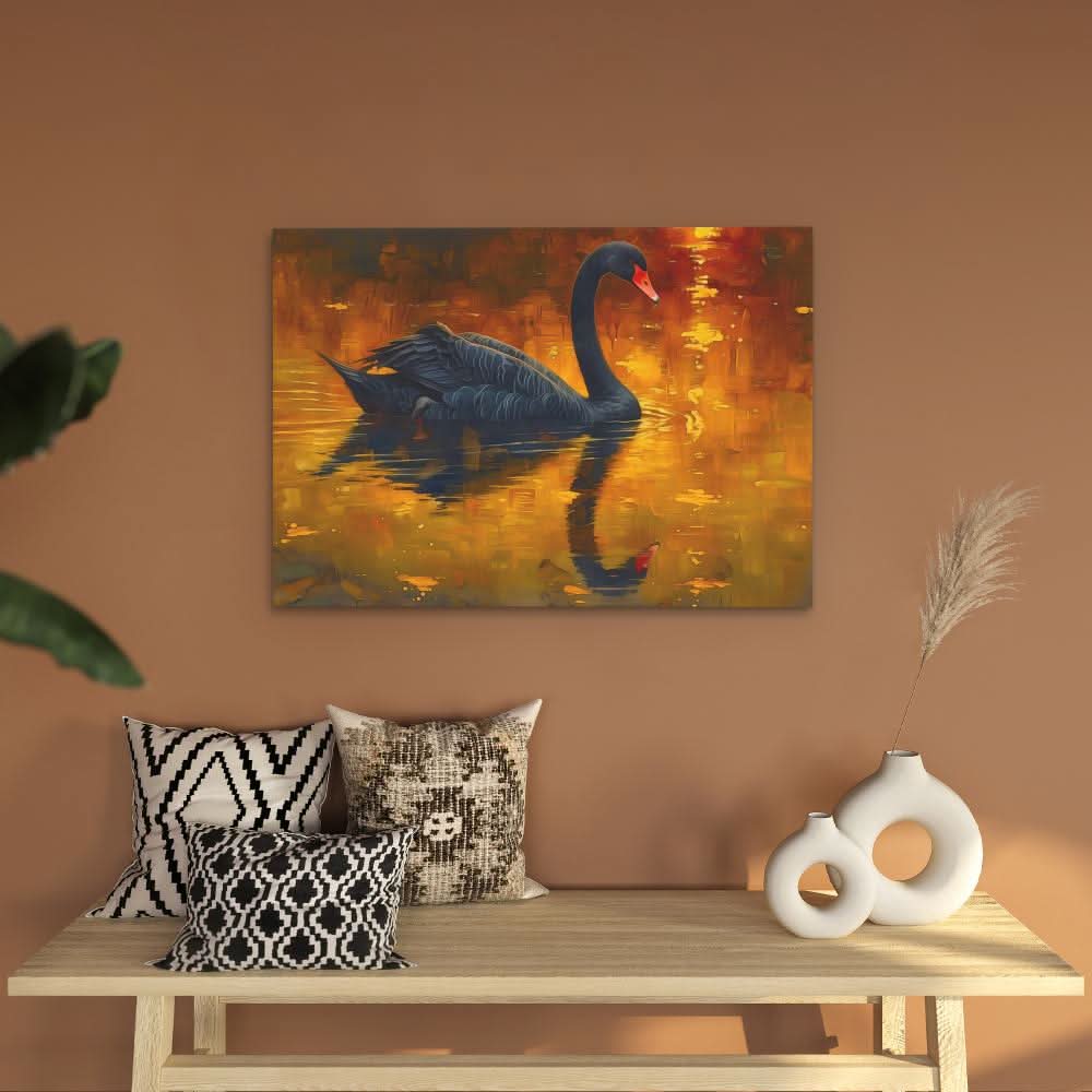 Graceful Reflection - Canvas Wall Art