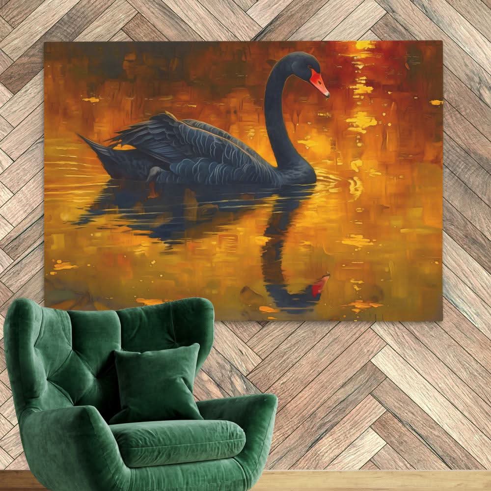 Graceful Reflection - Large Canvas Print