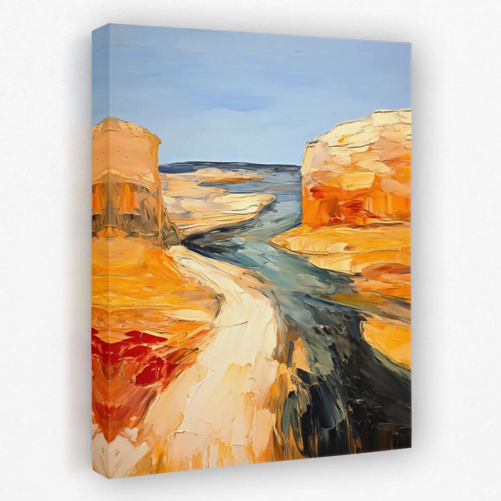 Grand Canyon River - Acrylic Canvas Wall Art