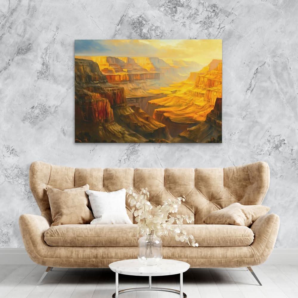 Grand Canyon Sunset - Large Canvas Print