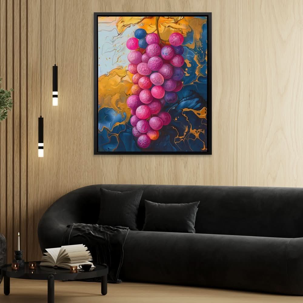 Grapes of Beauty - Food Art for Bathroom