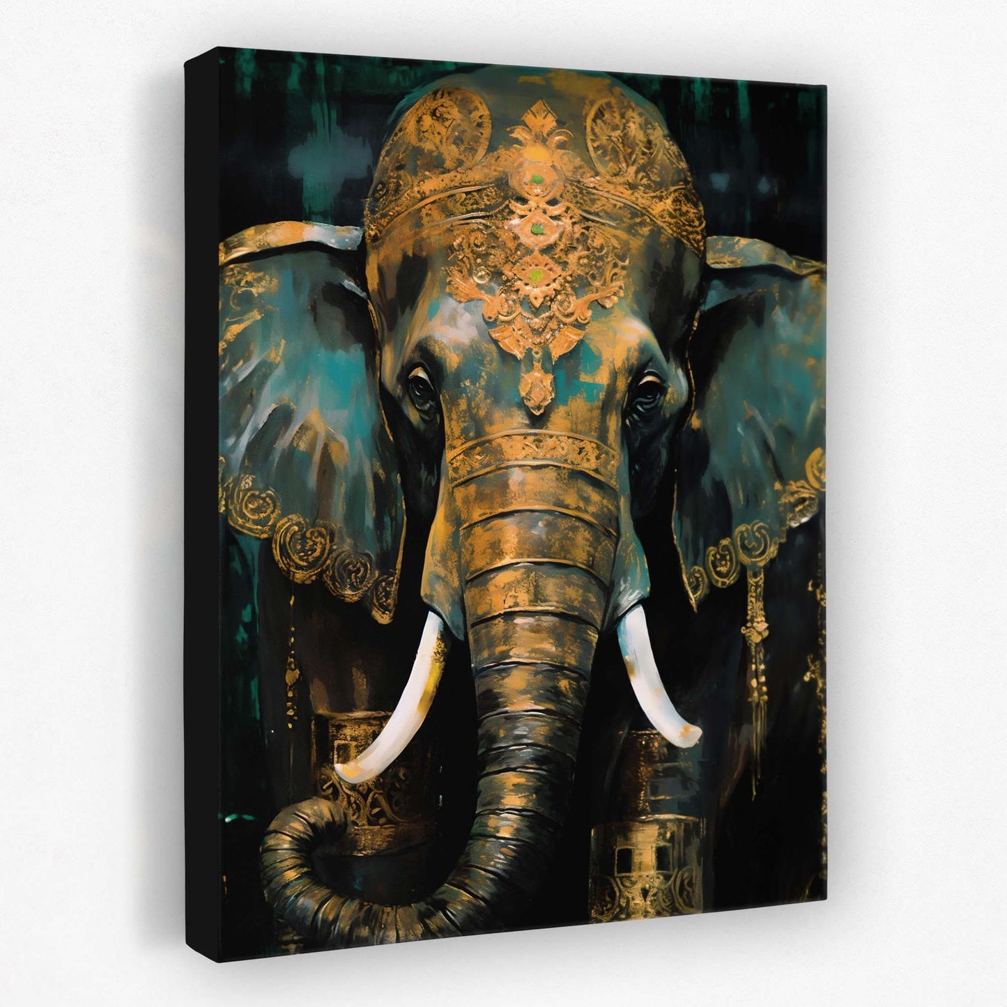 Green Guardian - Animals Canvas Wall Art