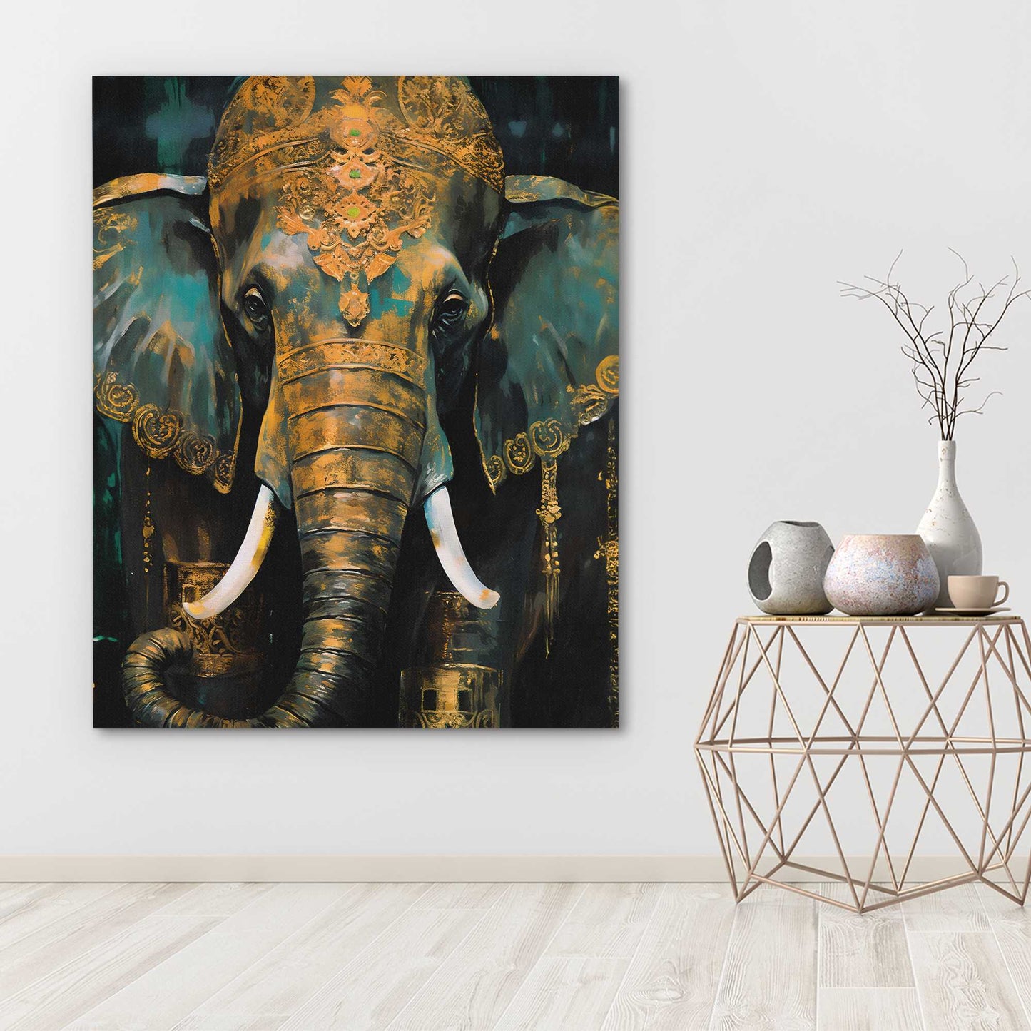 Green Guardian - Large Canvas Print