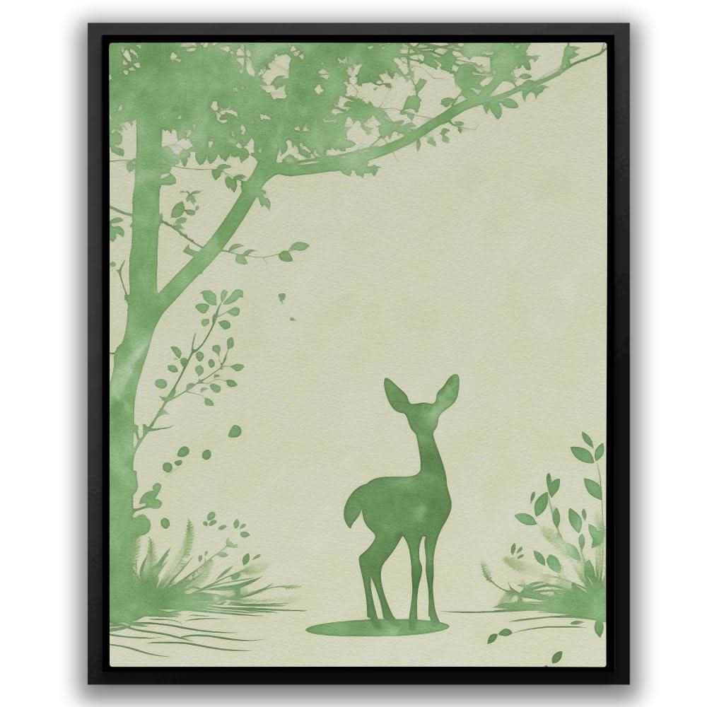 Green Prairie - Earth Tones Wall Art