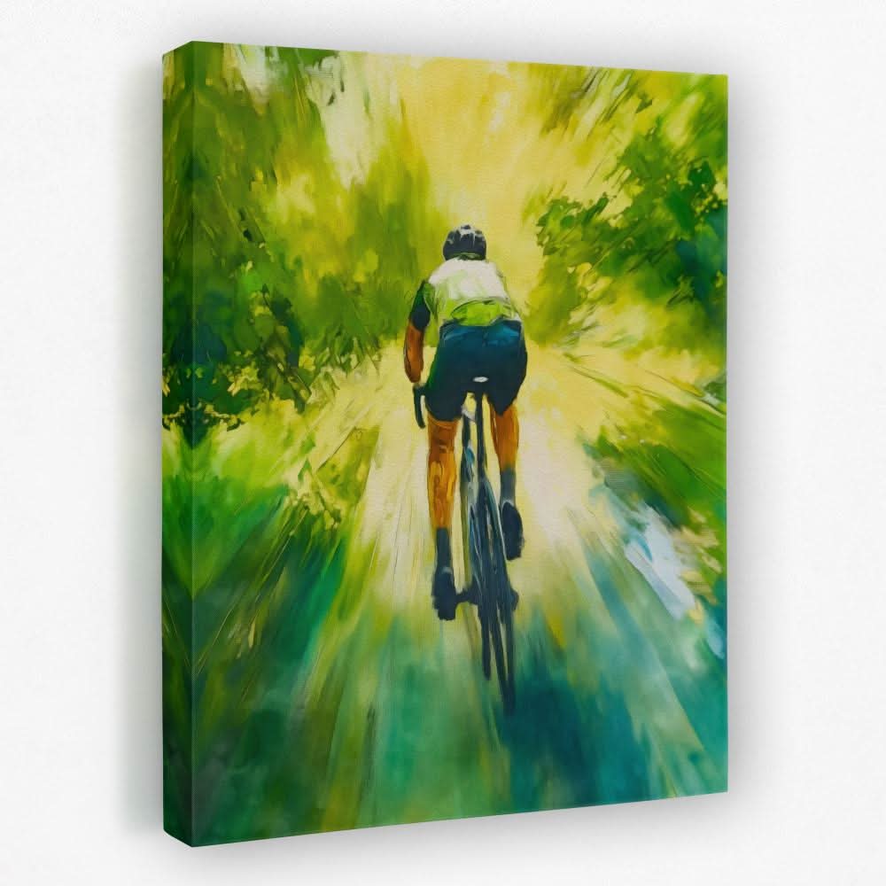 Green Velocity - Fitness Canvas Wall Art