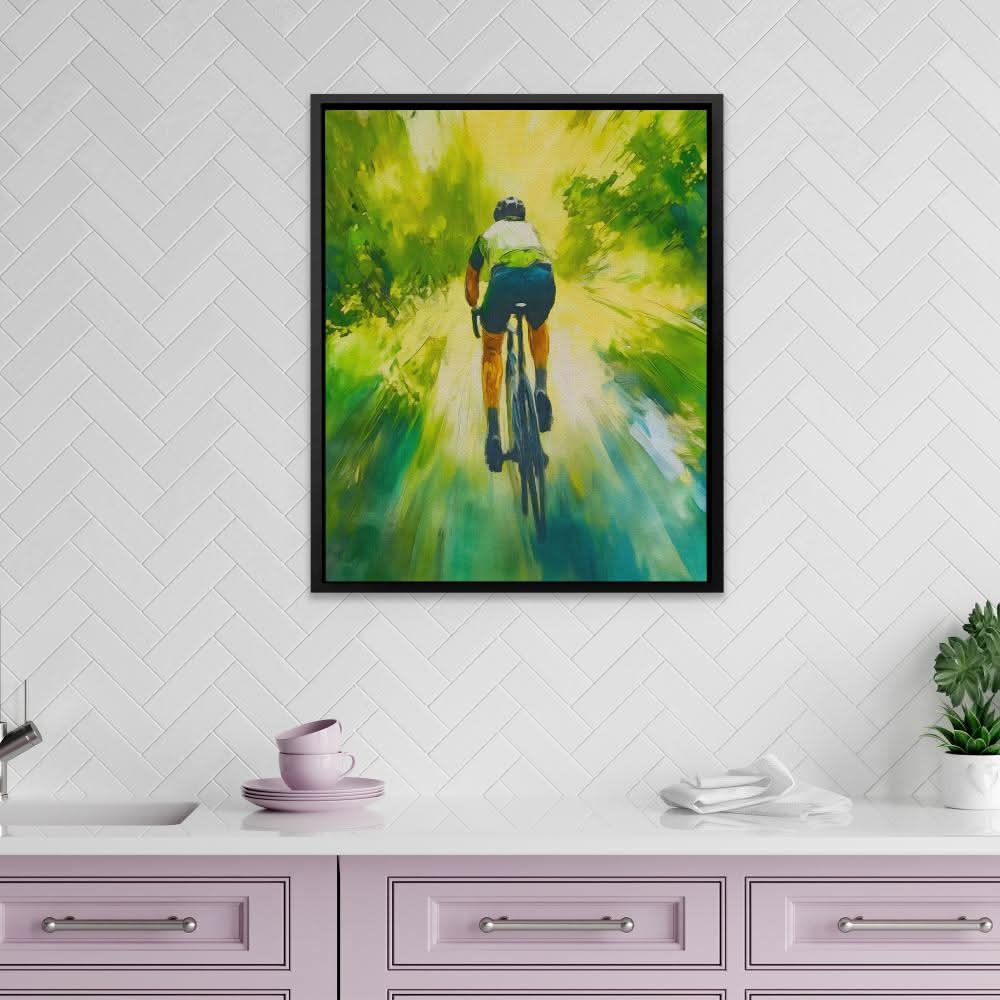 Green Velocity - Modern Wall Art Print