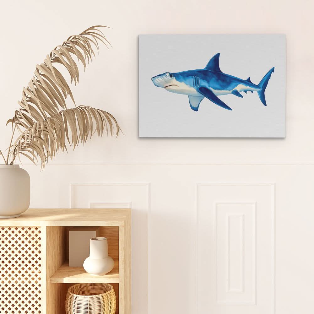 Hammerhead Shark - Beach House Art