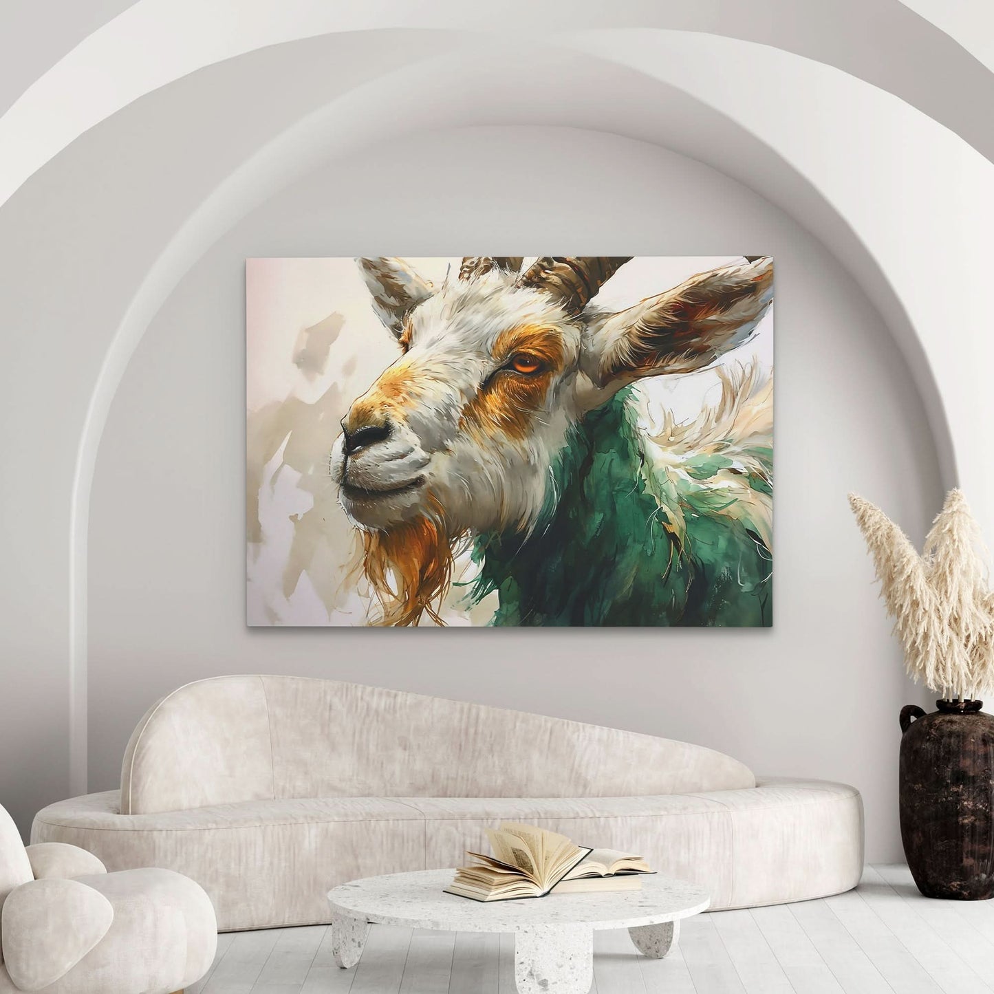 Happy Goat - Animals Art
