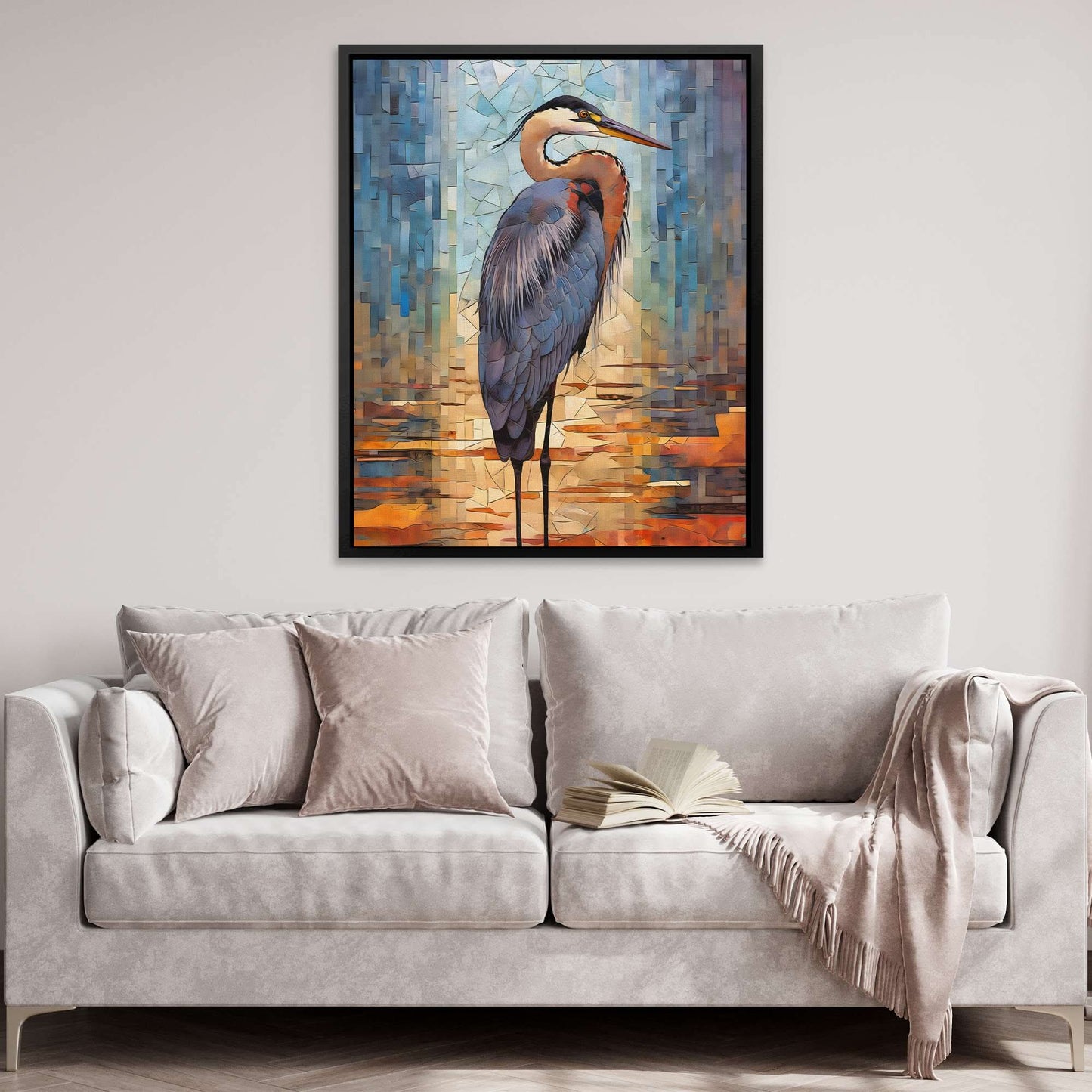 Harmony in Blue - Blue Wall Art