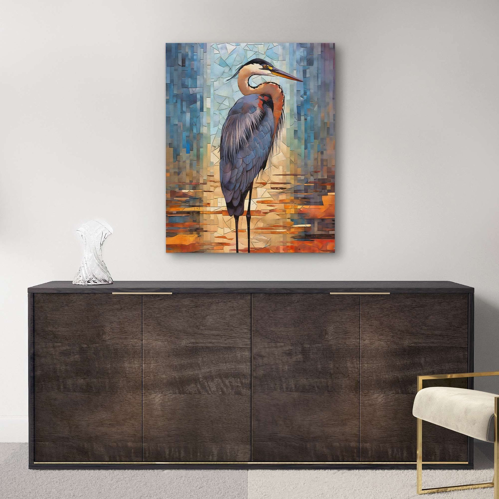 Harmony in Blue - Blue Canvas Wall Art