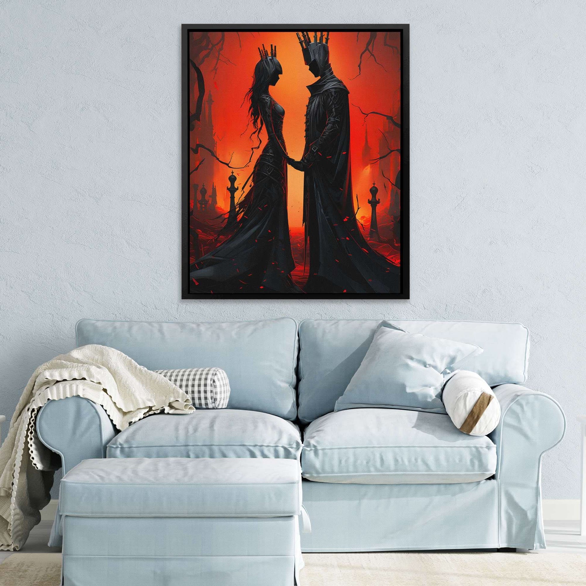 Haunting Dynasty - Large Gothic Canvas Print