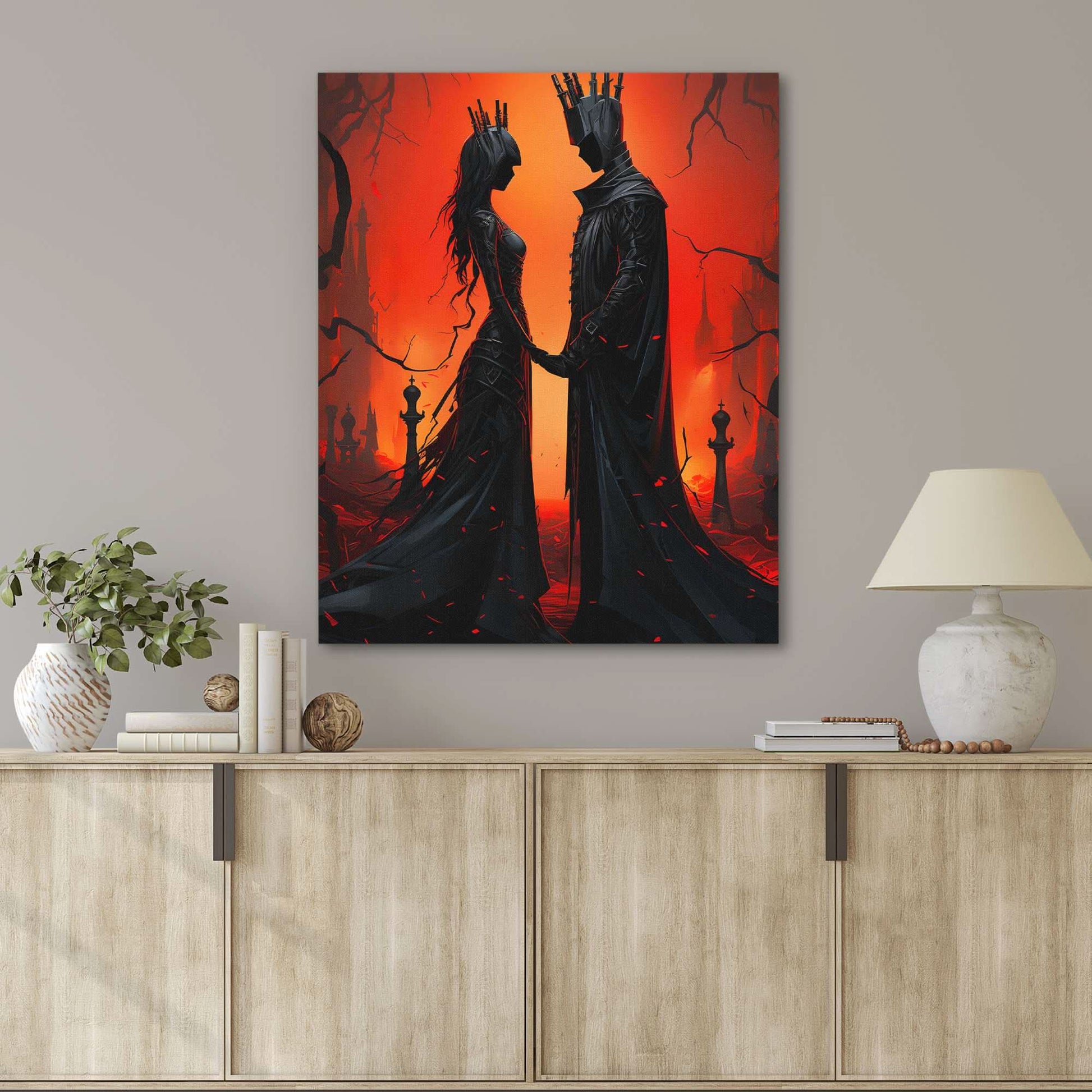 Haunting Dynasty - Haunting Wall Art in Black Frame